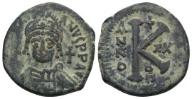 Byzantine bronze coin (10.9 Gr. 27mm.)