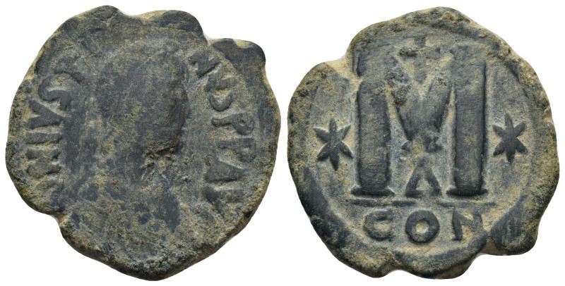 Byzantine bronze coin (18.08 Gr. 33mm.)
