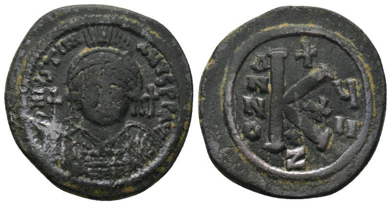 Byzantine bronze coin (10.9 Gr. 28mm)