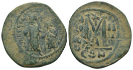 Byzantine bronze coin (12.7 Gr. 31mm.)