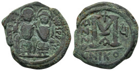 Byzantine bronze coin (14.3 Gr. 27mm)