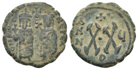 Byzantine bronze coin (4.22 Gr. 20mm.)
