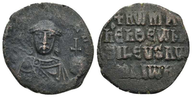 Byzantine bronze coin (5.77 Gr. 23mm.)