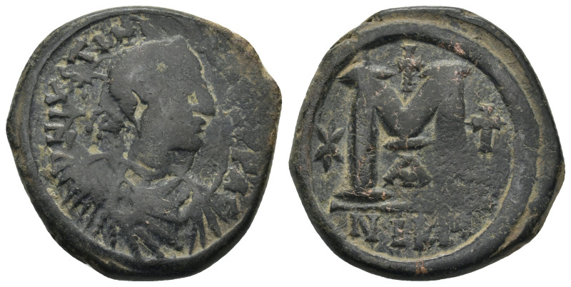 Byzantine bronze coin (17.34 Gr. 29mm.)