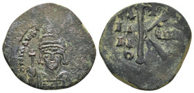 Byzantine bronze coin (6.23 Gr. 23mm.)
