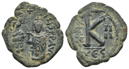 Byzantine bronze coin (5.24 Gr. 23mm.)