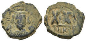 Byzantine bronze coin (5.17 Gr. 20mm.)