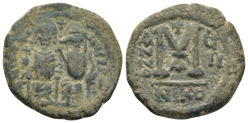Byzantine bronze coin (13.47 Gr. 27mm.)