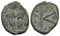 Byzantine bronze coin (4.84 Gr. 20mm.)