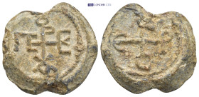 Byzantine lead seal (15.9g 26mm)