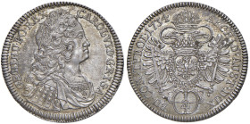 AUSTRIA Carlo VI (1711-1740) Quarto di tallero 1734 - KM 1618.2 AG (g 7,22) 

qFDC
