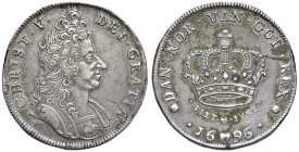 DANIMARCA Cristiano V (1670-1699) Krone 1696 - KM 428.1 AG (g 18,00) R

BB+