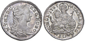 UNGHERIA Maria Teresa (1740-1780) 10 Denari 1745 - KM 326 AG (g 2,43) R

FDC