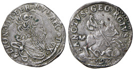 FERRARA Alfonso d'Este (1559-1597) Giorgino 1597 - CNI 60 AG (g 2,78) R

qSPL