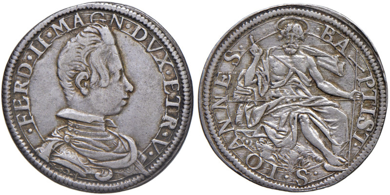 FIRENZE Ferdinando II (1621-1670) Testone 1621 - Pucci 3c/3d AG (g 8,76) R

SP...