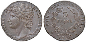 NAPOLI Gioacchino Murat (1808-1815) 3 Grana 1810 - Gig. 5 CU (g 18,08) R 

SPL