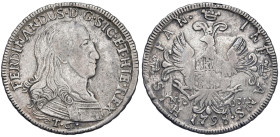 PALERMO Ferdinando III (1759-1816) 6 Tarì 1798 - Gig. 40b AG (g 13,36) 

BB