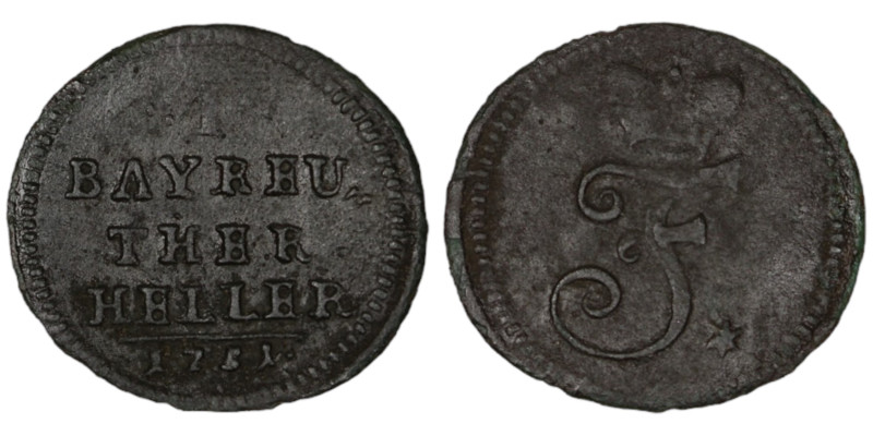 Bayreuth. Friedrich. (1751) Heller.