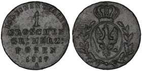 Prussia-Posen. Friedrich Wilhelm III. (1817) 1 Groschen.