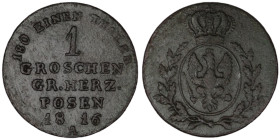 Prussia-Posen. Friedrich Wilhelm III. (1816) 1 Groschen.