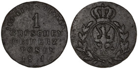 Prussia-Posen. Friedrich Wilhelm III. (1816) 1 Groschen.