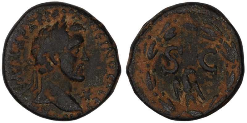 Antoninus Pius. (138-161 AD). Bronze . (21mm, 9,58g). Syria. Antioch. Obv: laure...