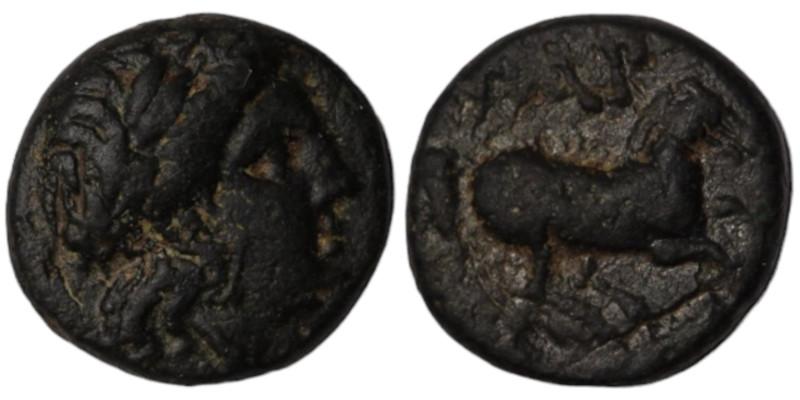 Mysia. undefined. (4.-2. Century BC) Bronze . (8mm, 0,66g) Obv: female head righ...