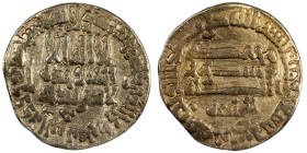 GOLD - Abbasid, AV dinar , 194 AH, l'il-khalifa, temp. al-Amin No mint mark = Misr mint (Egypt) (18mm, 4,07g)