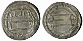 al-Rashid, AH 170-193 / AD 786-809. Dirham, Madinat al-Salam, AH 187 = AD 802/3, very fine (2,85g 22mm)