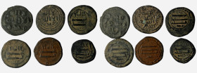 LOT of 6 coins, copper Islamic