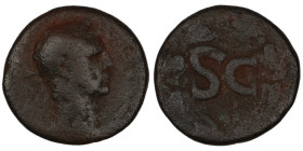 Nerva. (96-98 AD). Bronze. (21mm, 6,80g) Syria. Antioch. Obv: laureate bust of Nerva right. Rev: SC in laurel-wreath.