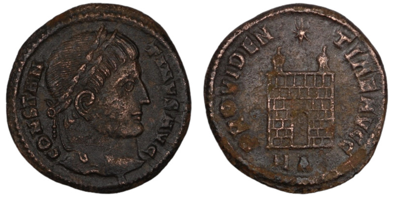 Constantinus I. (307-337 AD). Follis. (16mm, 4,37g) Antioch. Obv: CONSTANTINVS A...
