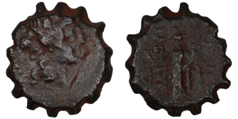 Alexander II. Zabinas. (128-122 BC). Bronze . (19mm, 4,93g) Antioch.