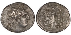 Antiochos VII. Euergetes. (138-129 BC) AR Tetradrachm. (30mm, 16,07g) Antioch. Obv: diademed head right. Rev: Athena standing left holding Nike.