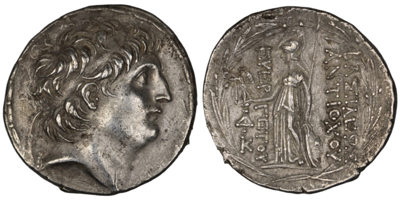 Antiochos VII. Euergetes. (138-129 BC) AR Tetradrachm. (30mm, 16,30g) Antioch. O...
