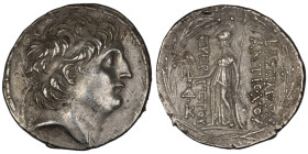 Antiochos VII. Euergetes. (138-129 BC) AR Tetradrachm. (30mm, 16,30g) Antioch. Obv: diademed head right. Rev: Athena standing left holding Nike.
