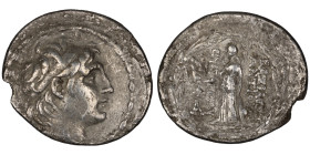 Antiochos VII. Euergetes. (138-129 BC) AR Tetradrachm. (34mm, 15,73g) Antioch. Obv: diademed head right. Rev: Athena standing left holding Nike.