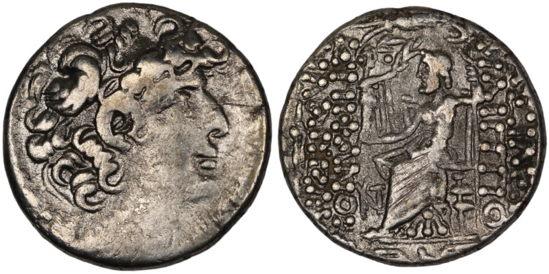 Seleukos VI. Epiphanes. (95-94 BC) AR Tetradrachm. (27mm, 13,87g) Antioch. Obv: ...