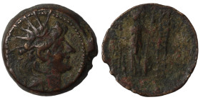 Alexander II. Zabinas. (128-122 BC). Bronze . (22mm, 5,73g) Antioch.