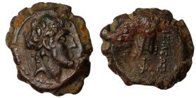 Alexander I. Balas. (152-145 BC). Bronze . (17mm, 4,01g) Antioch.