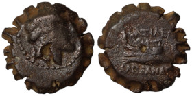 Alexander I. Balas. (152-145 BC). Bronze . (16mm, 3,50g) Antioch.