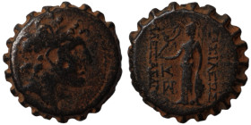 Alexander I. Balas. (152-145 BC). Bronze . (21mm 7,61g) Antioch.