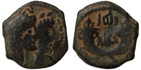 Nabata. Rabbell II. and Gamilat. (70-106 AD). Bronze . (17mm 3,19g)