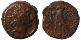 Antiochos VIII. Epiphanes. (109-96 BC). Bronze . (18mm 6,08g) Antioch.