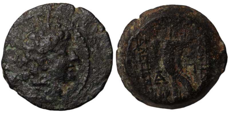 Alexander II. Zabinas. (128-122 BC). Bronze . (21mm, 7,10g) Antioch.