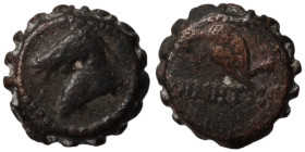 Demetrios I. Soter. (162-150 BC). Bronze . (15mm 4,13g) Antioch.