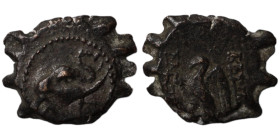 Alexander II. Zabinas. (128-122 BC). Bronze . (14mm 2,33g) Antioch.