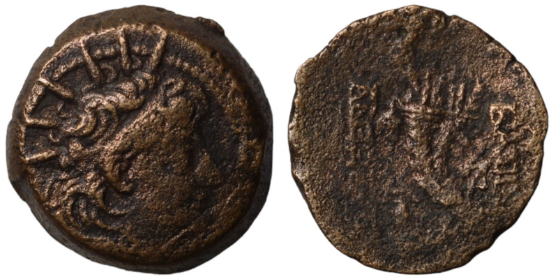 Alexander II. Zabinas. (128-122 BC). Bronze . (21mm 8,96g) Antioch.