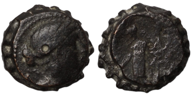 Seleukos III. Keraunos. (226-223 BC). Bronze . (14mm 4,62g) Antioch.