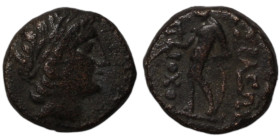 Antiochos III. the Great. (223-187 BC). Bronze . (11mm 1,80g) Antioch.